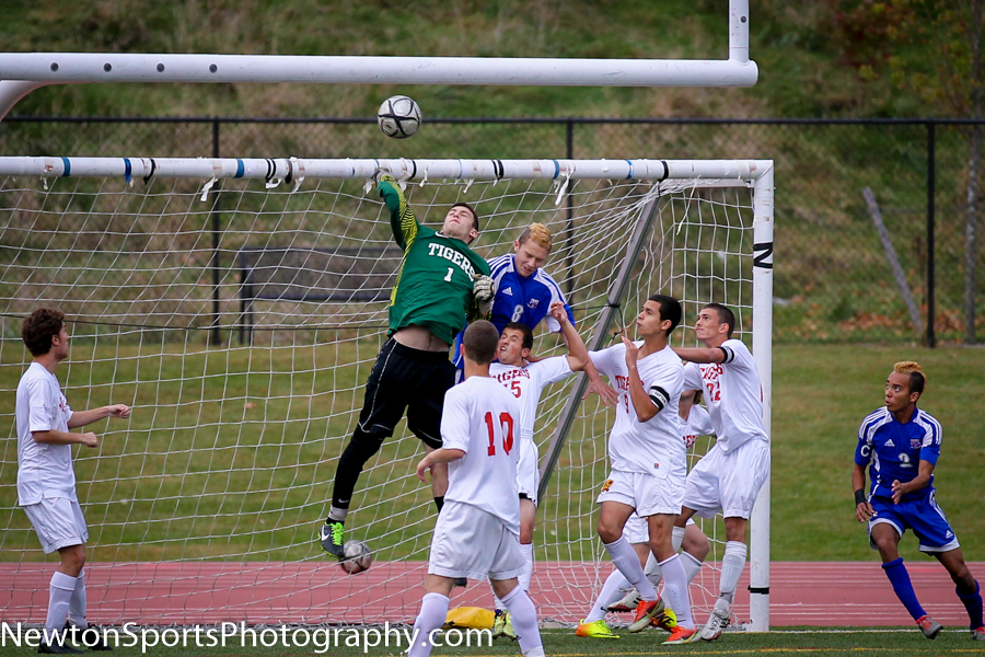 Newton North Boys Soccer falls to Brookline